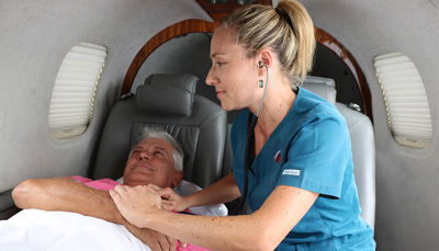 Chartering an aircraft for Medical Transport