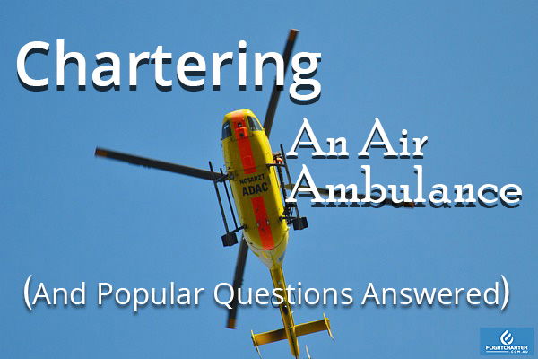 Air Ambulance = medial flight or ambulance helicopter