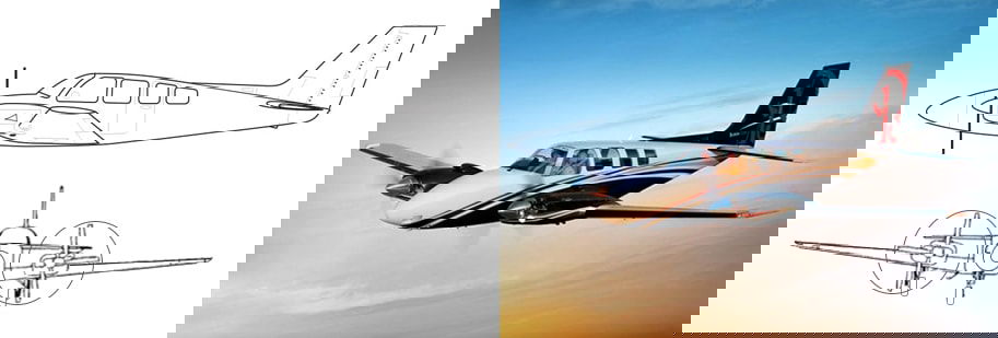 beech baron private aircraft hire